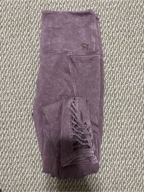 Girls Small Pink Victoria's Secret PINK Lace-Up Leggings